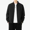 Chaqueta Casual para Hombre de Primavera y Otoño Nueva, Cuello, Cardigan Holgado, Traje de Béisbol de Moda para Hombre, Volador