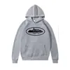 2023 popular marca de moda transfronteiriça Corteiz Devil Island com estampa capuz High Street Moletom masculino estiloso