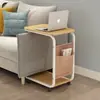 Mesa de té móvil, mesa pequeña simple, mini mesa de rincón, mesa cuadrada pequeña, mesa auxiliar de sofá, venta al por mayor del fabricante, mesita de noche