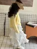 Ropa de punto para niña Little Red Fish Estilo Primavera y Otoño 2026 Nuevo Cárdigan Exterior Delgado Ropa de Otoño Estudiante de Secundaria Top de Manga Larga