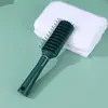 Peine de Masaje Antiestático para Cabello Rizado con Cojín Peine de Peluquería Moda para Hombres y Mujeres Peine de Costillas Forma de Hebilla Interior Peine Rulo