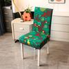 Funda de silla navideña universal para el hogar funda de silla de hotel funda de silla de comedor funda de silla elástica de una pieza funda de asiento de computadora de oficina