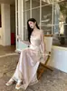 Vestido de Alça Patchwork de Renda Elegante Ls Guangzhou Shisanxing 2026 Estilo Novo Primavera 23192 #