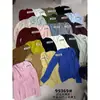 Apenas Um VI+ Outono Feminino Minimalista Básico Versátil Emagrecedor Multicor Gola U Manga Longa Suéter de Malha 99369