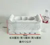 Mesa de chá pequena estilo Zen base de castiçal de pedra incensário frente de túmulo ao ar livre para queimar incenso Mármore Branco Pedra Verde Ornamento Retangular