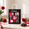 Nueva Bolsa de Empaque Blanca de Piel de Vaca de Amazon para San Valentín, Película de PE, Puntos, Bolsa de Regalo Resistente y Duradera