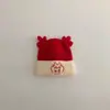 Toucas para Bebê para Outono e Inverno, Toucas de Lã Grossas e Quentes Festivas de Ano Novo para Meninos e Meninas, Toucas de Tricô para Recém-Nascidos