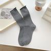 Calcetines Blancos para Mujer Lindos Estilo Japonés Calcetines Jk Lolita Encaje Algodón Calcetines Ins Modernos de Rizo Media Pantorrilla Calcetines Otoño e Invierno
