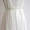 Colección de Cadenas para la Cintura, Joyería de Moda Transfronteriza Europea y Americana, Cadena para la Cintura de Perlas Artificiales para Mujer, Cadena Corporal Decorativa Ajustable de Alta Gama al por Mayor