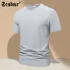 Camiseta de Manga Corta de Seda Helada de Verano para Hombre, Fresca, de Secado Rápido, Transpirable, Delgada, Color Sólido, Casual, Camiseta Juvenil de Cuello Redondo para Hombre