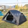 20D revestido de silicone ultra claro verde escuro 2 pessoas camping Huba barraca haste de alumínio quatro estações barraca de escalada barraca de acampamento de alta qualidade