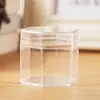 Decorações Caixa de Doces Hexagonal Transparente Chinesa Caixa de Doces Formato Hexagonal Pequena Caixa de Armazenamento Quadrada Caixa de Embalagem de Lama de Cristal