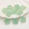 Cuentas Dispersas de Hielo Transparente Estilo Antiguo, Cuentas de Vidrio con Flor en Degradado, Materiales para Cuentas de Pulseras DIY, Accesorios Hechos a Mano para Pendientes