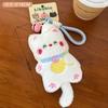 Lindo Gatito de Peluche con Sonido Colgante Muñeco de Gato de Dibujos Animados Colgante de Muñeco Corazón de Niña Mochila Colgante Decorativo