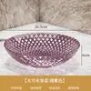 Transfronteiriço Novo Animal de Estimação Acessível Luxo Transparente Prato de Frutas Sala de Estar Mesa de Centro Bandeja de Frutas Lanches Doces Placa de Frutas Secas Altamente Transparente