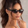 Nuevas Gafas de Sol de Personalidad con Montura Cat-Eye para Mujer, Tendencia Ins, Estilo Callejero Genial, Gafas de Moda, Retro, Sensación de Alta Gama, Gafas de Celebridad de Internet