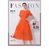 Comercio Exterior Ropa de Mujer Retro de Gama Alta Cuello Redondo Manga con Volantes Encaje Vestido Mujer Verano Nuevo Estilo Adelgazante Temperamento Elegante