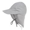 Gorra cortavientos y protector solar transfronteriza para hombre y mujer, sombrero para niños, sombrero de pescador con protección para el cuello para jugar al aire libre, sombrero de sol lindo para niños