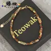 Pulsera Picasso de Ábaco Redondo Transfronterizo Europeo y Americano Cierre de Langosta de Acero Inoxidable Cadena Extensora Pulsera Versátil para Pareja Venta al por Mayor