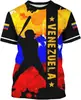 Camiseta casual de manga corta para hombre, transpirable, con cuello redondo, impresa en 3D, transfronteriza europea y americana, 2026