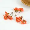 Cabezas de flores simuladas de cinco pétalos para manualidades DIY, decoraciones de flores coloridas, arreglos de pared de flores para bodas, accesorios de flores artificiales al por mayor