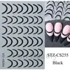 Belleza Total Transfronterizo Nuevas Pegatinas para Uñas Artísticas 3D Dibujos Animados Azul Tinta Lunares Franceses Ballena Pegatinas para Uñas Artísticas