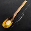 Cuchara de Titanio Puro para el Hogar Resistente a las Manchas Patrón Martillado Creativo Anti-quemaduras Alto Valor Postre Casero Hielo de Colores Cristalización Lingote Cuchara