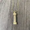 Marca Tailandesa Hecho a Mano Succión Estrella de Arroz Tubo Regal Collar Mujeres Lujo Ligero Moda Joyería Simple Personalidad Joker Mayoreo