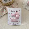 Menina da Primavera Laço Doce Simples Bordado Coreano Menina Estampada BB Clip Franja Cabelo Quebrado Princesa Presilha Lateral