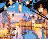 Nova pintura diamante 5d ornamentos de comércio exterior Veneza noite diy diamante ponto cruz Sudeste Asiático Europa e América
