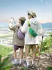 Bolso de Hombro Ligero de Color Macarrón Sólido Nuevo Estilo Transfronterizo de Verano para Viajes al Aire Libre, Fotografía, Deportes y Ciclismo para Mujeres