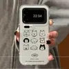 Adequado para capas de celular Xiaomi 17 Pro, Xiaomi 15 e Xiaomi 17; apresenta um design estiloso e personalizado com nove linhas e um motivo de cachorrinho fofo