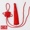 Colgante de borla semiacabado con nudo chino pequeño, seis placas y cinco líneas, accesorio artesanal para colgar en la oreja, fabricantes de Yiwu al por mayor