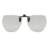 Nuevas Gafas de Sol Polarizadas con Clip para Conducir, abatibles, sin montura, poligonales, para Hombres y Mujeres, Clip-On, Venta al por Mayor