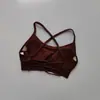 Sujetador deportivo de verano transfronterizo para mujer, espalda cruzada, tirante fino, sujetador de yoga, camiseta sin mangas para correr, ropa interior de fitness