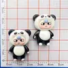 Muñeco de Animal de Dibujos Animados Accesorios de Resina para Tres Años DIY Hecho a Mano Imán para Refrigerador Pasador Llavero Colgante de Mochila Escolar de Moda