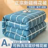 Colcha de algodón de Xinjiang de gasa de doble capa, estilo minimalista Clase A, colcha de invierno desmontable para dormitorios de estudiantes, colcha de primavera y otoño