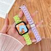 Pulseira de Cor Sólida para Apple Watch iwatch SE 1ª Geração Dez Geração Cintura Fina Três Pulseira de Cor Sólida Doce em estoque