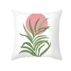 Funda de Almohada Personalizada Estilo Morandi Primavera Transfronteriza Terciopelo Piel de Durazno Funda de Cojín para Sala de Estar Dormitorio Funda de Almohada