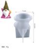Diy cristal cola gotando 3d Natal vela molde barbudo velho boneco de neve aromaterapia molde de gesso