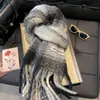 Colección de Bufandas de Mohair de Color Sólido de Otoño e Invierno, Bufandas Atmosféricas Estilo Coreano, Bufandas Chal Ampliadas y Engrosadas al por Mayor