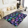 Tapete de Chão de Veludo Cristal Tapete para Veículo Off-road Cor Tapete de Motocicleta Padrão Graffiti Mão Arte Moderna Tapete de Porta Antiderrapante