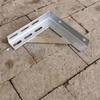 6E3X escuadra de ángulo soporte de estante ángulo de acero trípode soporte de pared soporte tubería de gas fija galvanizado