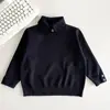 Valle del Viento 2026 Otoño Nuevo Estilo Coreano de Moda Suéter de Punto para Niños con Cuello Camisero Camisa Polo de Moda para Niños