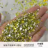 Rhinestones Grandes en Forma de Abanico, Rhinestones de Colores, Rhinestones Sueltos Ab Planos Traseros Iridiscentes Deslumbrantes Transparentes, Decoraciones Brillantes para Uñas DIY