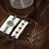 Reloj pulsera para mujer con esfera pequeña de pedrería, pulsera de cristal, joya de corazón, traje de joyería de moda y con temperamento