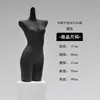 Mannequin de lingerie de veludo, suporte de exibição de meio corpo para sutiãs push-up, manequim de vitrine de loja de roupas, adereços de lingerie