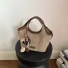 Bolso de Axila Tejido de Paja Estilo Coreano para Mujer 2026 Verano Nueva Moda Elegante Bolso de Hombro Tejido Bolso Cruzado Casual de Vacaciones