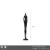 Escultura de Figuras para Vestíbulo de Hotel Lámpara de Pie Sala de Exposiciones Oficina de Ventas Modelo Estudio Arte Abstracto Humanoide
