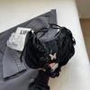 Bolso Cruzado Personalizado Nicho Verano 2025 Nuevo Moda de Alta Gama Versátil Plegado Cadena Bolso de Hombro Axila